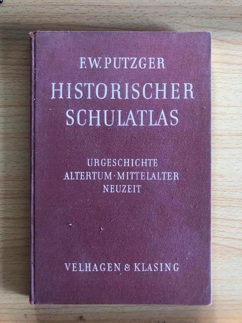 Historische schoolatlas, Boeken, Overige Boeken, Gelezen, Ophalen of Verzenden