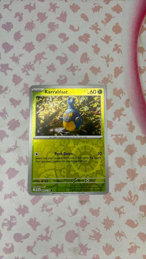 Karrablast, Hobby en Vrije tijd, Verzamelkaartspellen | Pokémon, Zo goed als nieuw, Ophalen of Verzenden