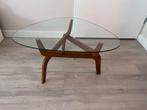 Salontafel Breno bruin eiken - Kwantum japandi stijl, Ophalen, Gebruikt, 100 tot 150 cm, Eikenhout