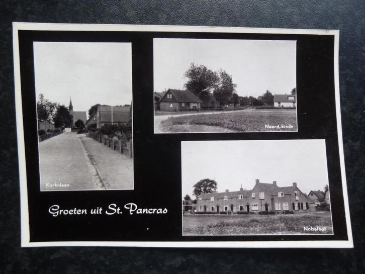 St. PANCRAS  3 luiks, Verzamelen, Ansichtkaarten | Nederland, Noord-Holland, Ophalen of Verzenden