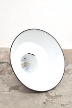 Vintage industriële hanglamp emaille lamp fabriekslamp, Huis en Inrichting, Lampen | Hanglampen, Gebruikt, Ophalen of Verzenden