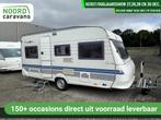 Hobby De Luxe 450 4 PERS + VOORTENT + WC, Hobby, Bedrijf, 6 tot 7 meter, Tot en met 4