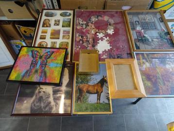 Partij lijsten, fotolijsten,schilderij lijsten  beschikbaar voor biedingen