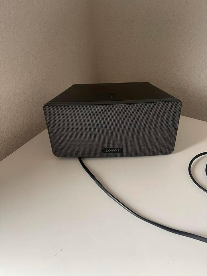 Sonos Play:3 - Zwart - Draadloze Speaker, Audio, Tv en Foto, Luidsprekers, Gebruikt, Front, Rear of Stereo speakers, Minder dan 60 watt