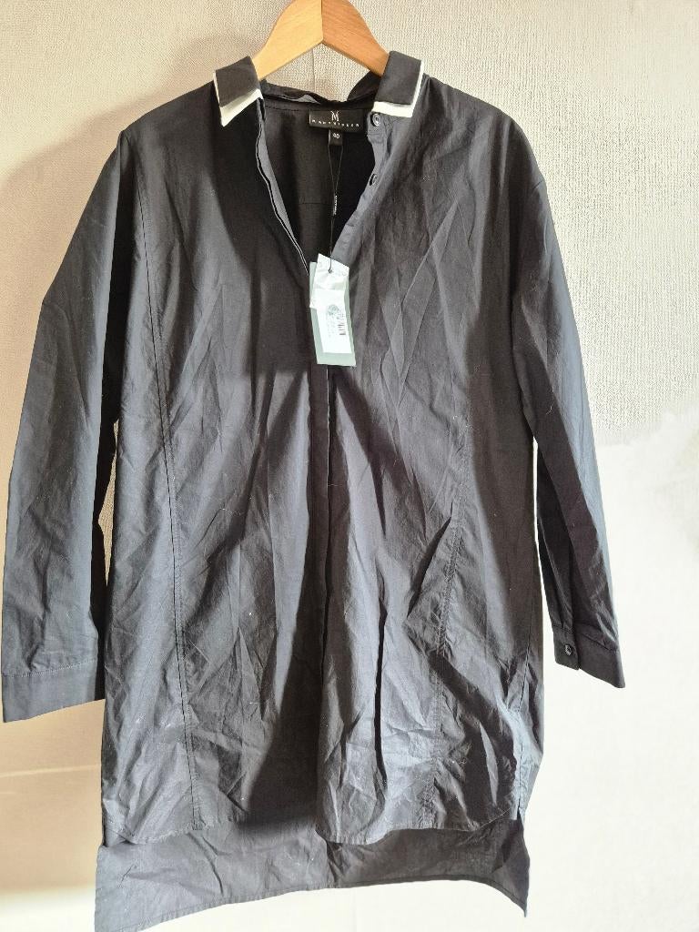 Mart Visser doorknoopblouse/jurkje 40, Maat 38/40 (M), Mart Visser, Zwart, Nieuw