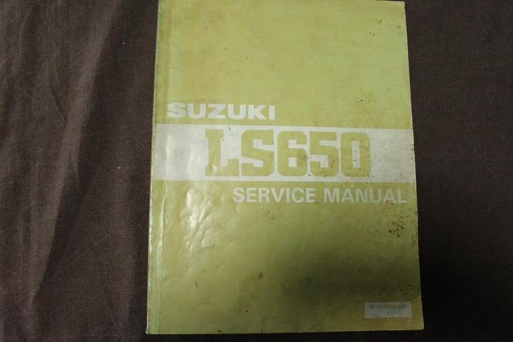 Suzuki LS650 1986 motorcycle service manual LS 650, Motoren, Handleidingen en Instructieboekjes, Suzuki, Ophalen of Verzenden