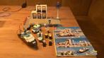 Lego 6540 politiebureau in de haven. Compleet, wel verkleurd, Kinderen en Baby's, Speelgoed | Duplo en Lego, Ophalen of Verzenden