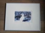 Zeefdruk Doet Boersma - Nachtduin, Antiek en Kunst, Kunst | Etsen en Gravures, Ophalen