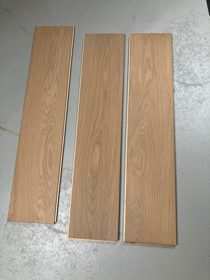 Eiken Vloerdelen - Diverse Afmetingen, Doe-het-zelf en Verbouw, Vloerdelen en Plavuizen, Nieuw, Vloerdelen of -planken, Hout, 50 tot 150 cm