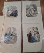 Vintage La Mode Illustree Prints (5), Antiek en Kunst, Ophalen of Verzenden