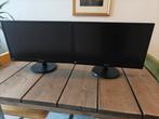 Twee Philips beeldschermen computer, Computers en Software, Monitoren, Ophalen, Full HD, 60 Hz of minder