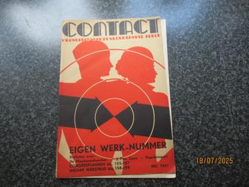 CONTACT- MAANDBLAD VD NEDERLANDSE JEUGD-ZELDZAAM 1941 beschikbaar voor biedingen
