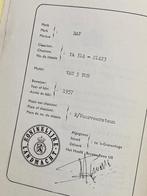 Oefenlogboek voor een DAF vrachtwagen  1957 (Militair), Ophalen of Verzenden