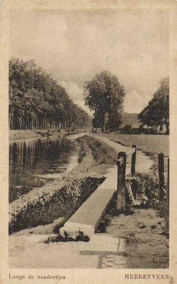 Langs de vondertjes - Heerenveen - 1928 gelopen beschikbaar voor biedingen