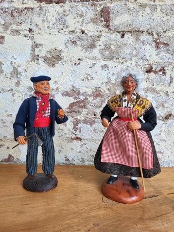 Set franse brocante poppen/beeldje/ allegonda  beschikbaar voor biedingen