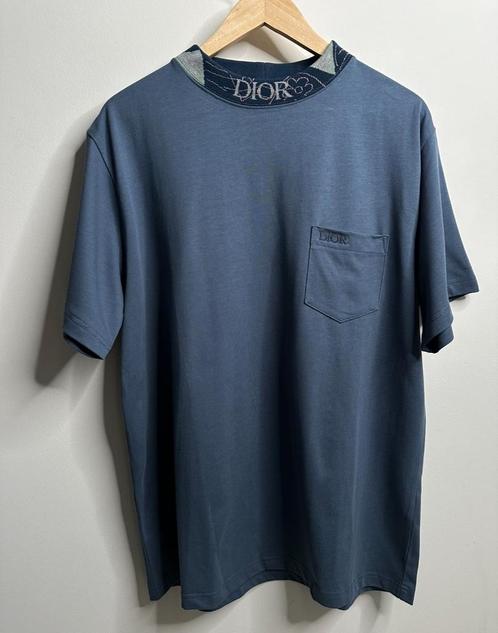 Dior oblique T-shirt, Kleding | Heren, T-shirts, Nieuw, Blauw, Ophalen of Verzenden