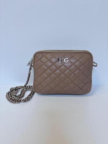 D&G DOLCE & GABBANA LILY GLAM bruin schouder tas bag beschikbaar voor biedingen