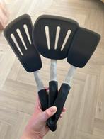 DI ORO Chef Silicone Spatels / Spatula 3-delig Nieuw - 315°C, Ophalen of Verzenden, Zo goed als nieuw, Rvs of Chroom, Vaatwasserbestendig