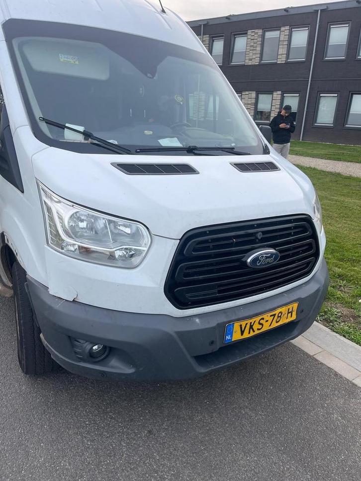 Ford Transit GB 350 L3h3 Tdci 130pk RWD 2019 Wit, Auto's, Bestelauto's, Bedrijf, 360° camera, ABS, Achteruitrijcamera, Adaptieve lichten