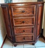 Donker eiken ladenkastje, Ophalen, Gebruikt, Eikenhout, 50 tot 100 cm