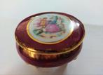 twee oude vintage porseleinen Franse potjes met deksels, Antiek en Kunst, Verzenden