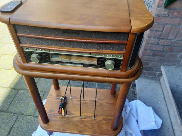 Soundmaster NR513A Nostalgie Muziek Center, of Ricatech, Audio, Tv en Foto, Stereo-sets, Gebruikt, Cassettedeck, Cd-speler, Tuner of Radio