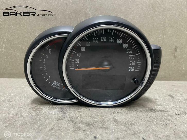 Digitale tellerklok Mini F55 1.5 ('14-'21) 9265439, Auto-onderdelen, Dashboard en Schakelaars, Gebruikt, Ophalen of Verzenden