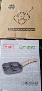 2x Egg & hamburger pan, Huis en Inrichting, Keuken | Potten en Pannen, Ophalen, Nieuw, Overige materialen, Koekenpan of Braadpan