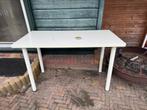 Witte bureau tafel 120x60., Ophalen, Gebruikt
