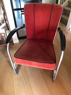 Gispen fauteuil 412 rood, Huis en Inrichting, Stoelen, Gebruikt, Ophalen, Rood