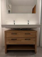 Home affaire Satori Wastafelonderkast - Eiken 100cm, Ophalen, Gebruikt, 100 tot 150 cm, Minder dan 100 cm