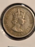 Britse Caribische 10 Cent 1955, Postzegels en Munten, Munten | Oceanië, Ophalen of Verzenden, Losse munt, Zilver