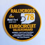 Oude sticker.  Rallycross 1978 Eurociruit Valkenswaard., Ophalen of Verzenden, Zo goed als nieuw, Overige typen