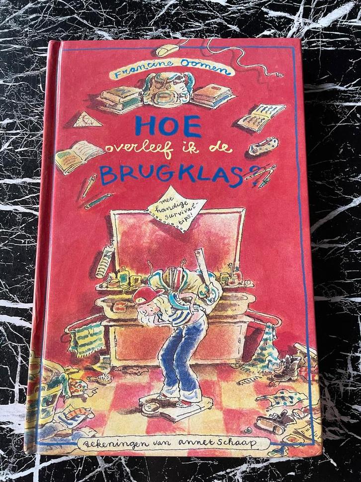 Hoe overleef ik de brugklas? - Francine Oomen, Boeken, Kinderboeken | Jeugd | onder 10 jaar, Zo goed als nieuw, Fictie algemeen