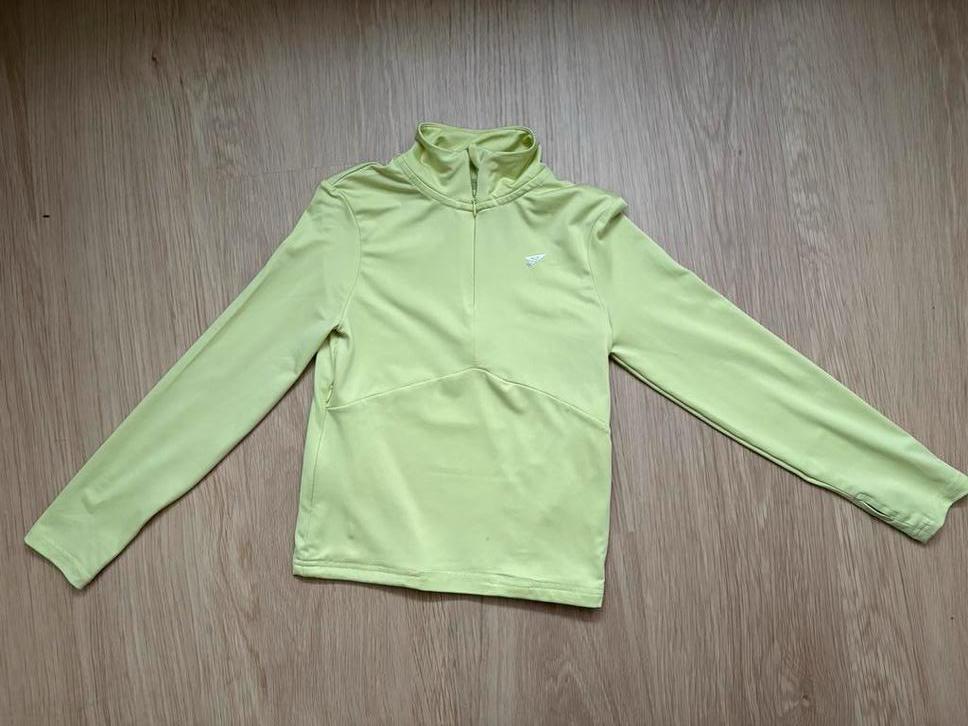 Limegroene skipully maat 128-134, Ophalen of Verzenden, Gebruikt, Jongen of Meisje, Shirt of Longsleeve