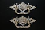 2 Grafkist handgrepen met 1 grafkistsluiting Memento Mori, Ophalen of Verzenden