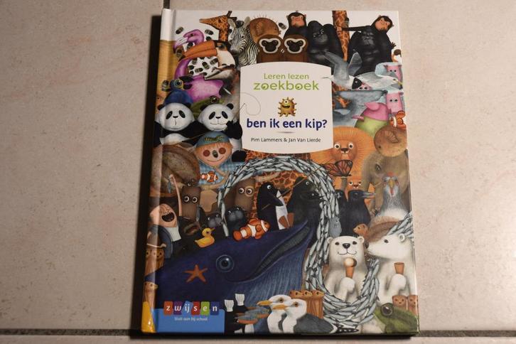 Leren lezen zoekboek ben ik een kip? / Pim Lammers AVI S, Boeken, Kinderboeken | Jeugd | onder 10 jaar, Zo goed als nieuw, Fictie algemeen