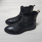 Zwart leren chelsea boots laarzen maat 41, Lage of Enkellaarzen, Ophalen of Verzenden, Zwart