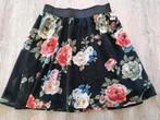 Only rokje bloemen mt 36 38, Only, Zwart, Ophalen of Verzenden, Zo goed als nieuw