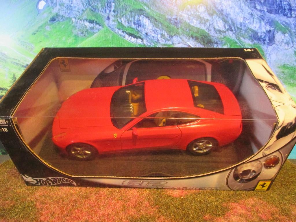 1/18 Ferrari 612 Scaglietti - Mattel Hot Wheels, Ophalen of Verzenden, Zo goed als nieuw, Hot Wheels