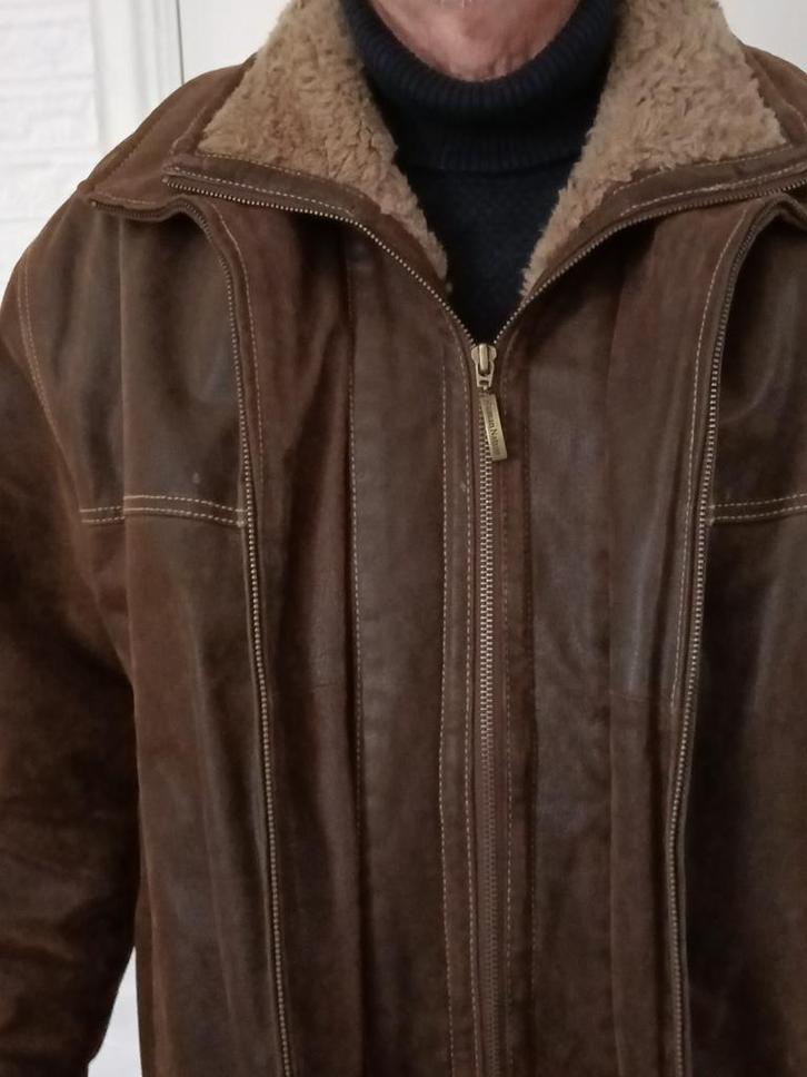 jas lederen Human Nature( ANWB) maat small., Kleding | Dames, Jassen | Winter, Zo goed als nieuw, Maat 36 (S), Bruin, Ophalen of Verzenden