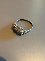 Brutalistische zilveren ring .835 –zwaardje ca. jaren 60/70, Sieraden, Tassen en Uiterlijk, Ringen, Gebruikt, Verzenden, 17 tot 18