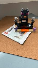 Lego Minecraft end met valluik, Ophalen, Zo goed als nieuw, Complete set, Lego