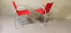 2 Vintage Cirkel Eetkamerstoelen, Metaform, Postmodern, Huis en Inrichting, Ophalen, Tweedehands, Twee, Tweedehands