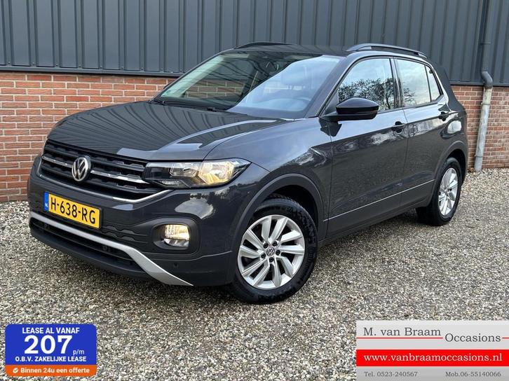 Volkswagen T-Cross 1.0 TSI Life Business Ecc/Pdc/Trekhaak, Auto's, Volkswagen, Bedrijf, Te koop, T-Cross, ABS, Achteruitrijcamera
