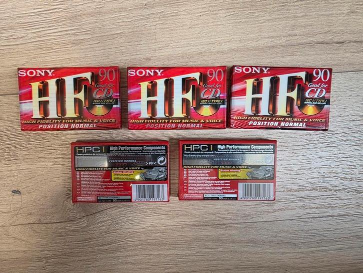 Sony HF 90 Compact cassette - Nieuw!, Cd's en Dvd's, Cassettebandjes, Overige genres, 1 bandje, Ophalen of Verzenden