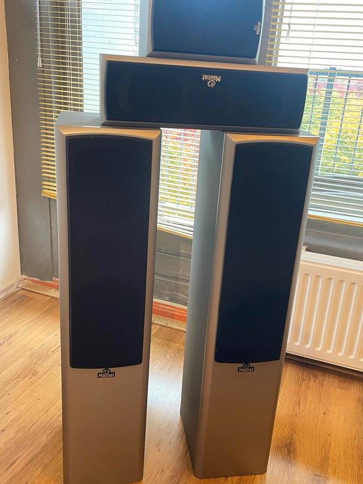 Magnat Vector Needle Speakers - Set, Audio, Tv en Foto, Luidsprekers, Gebruikt, Front, Rear of Stereo speakers, 60 tot 120 watt