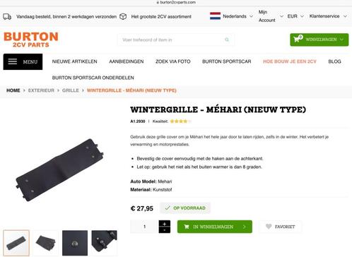 WINTERGRILLE - MÉHARI, Auto diversen, Auto-accessoires, Nieuw, Ophalen of Verzenden