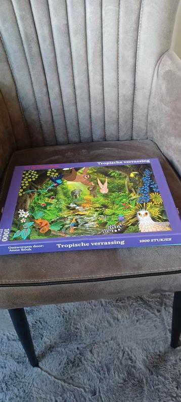 De puzzelbox  6 puzzels van 1000 stukjes  beschikbaar voor biedingen