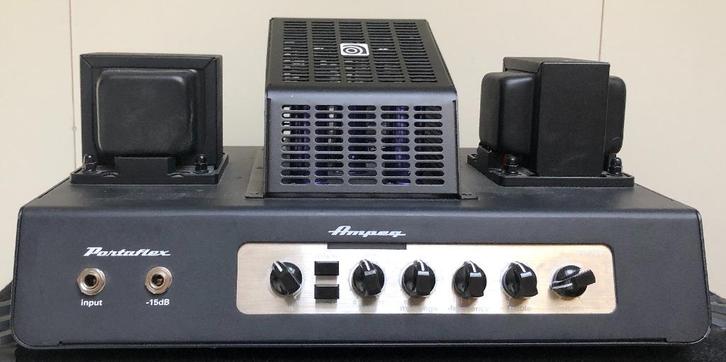 Ampeg PF 50 T versterker en Verkley Basscabinet, Muziek en Instrumenten, Versterkers | Bas en Gitaar, Zo goed als nieuw, Basgitaar